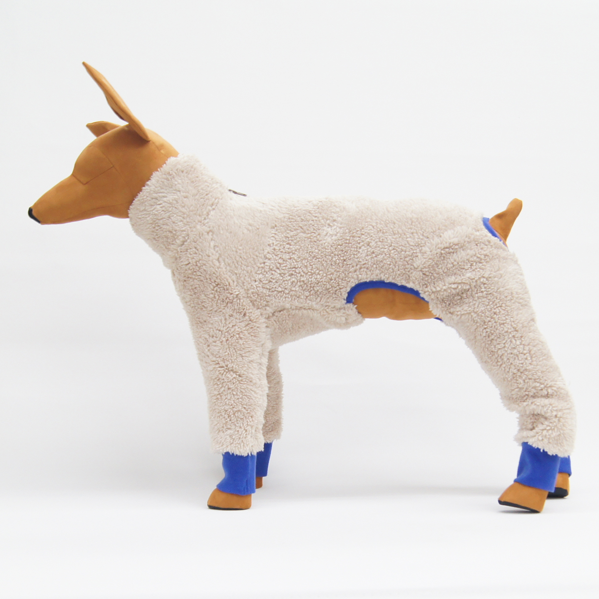 タイトセパレートロンパース型紙 eco印刷 胴長小型犬S~M LuSEcX2k2g, 裁縫材料